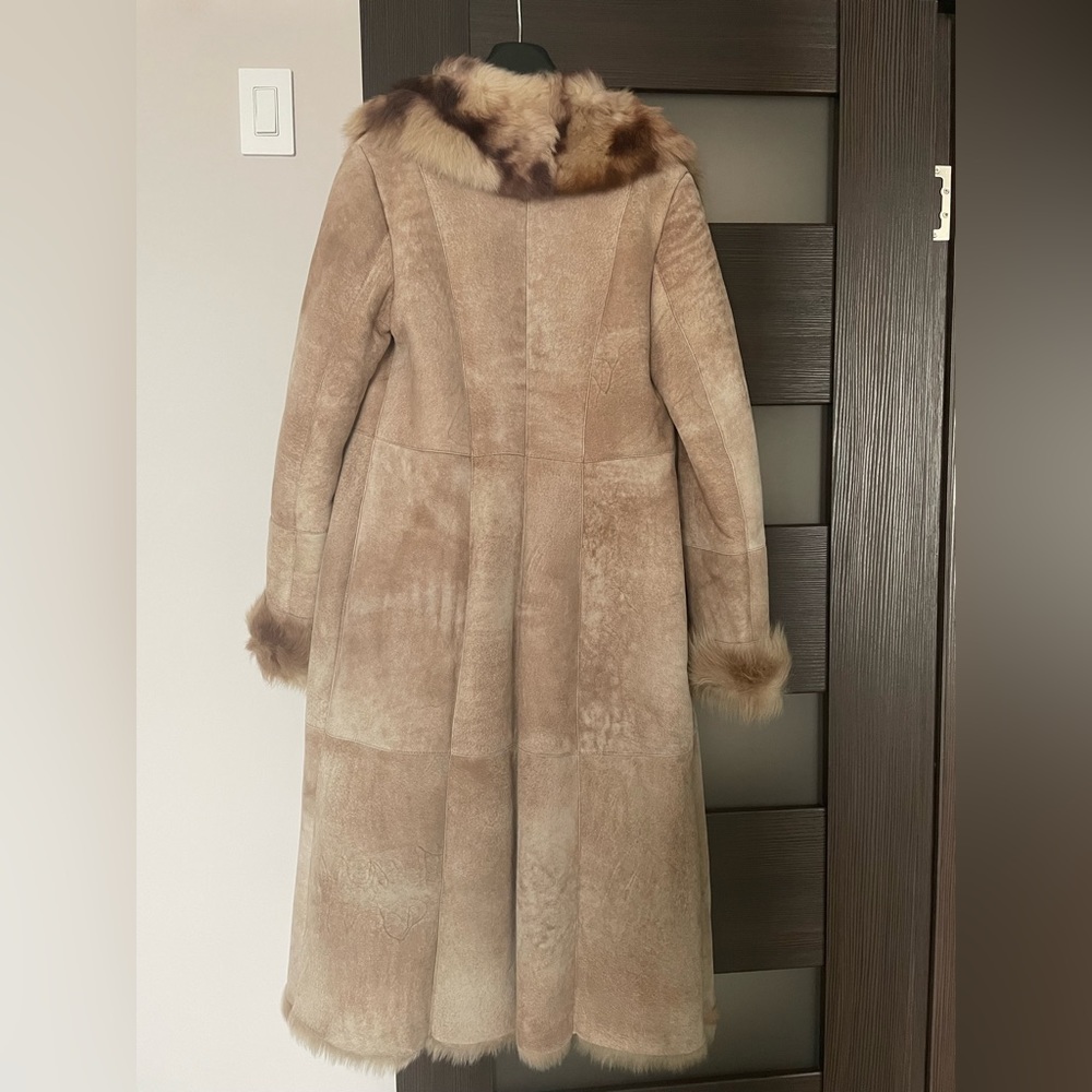 Genuine lambskin original shearling coat women's Made in Turkey